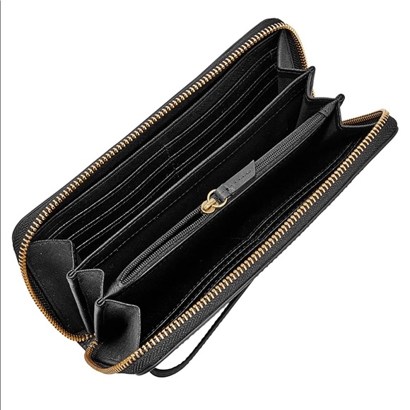 Black fssil wallet leather nwt - Picture 4 of 11